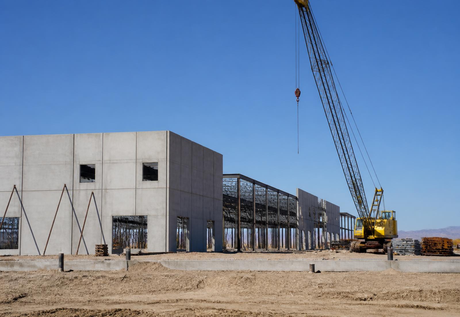 Berg Builders commercial construction site
